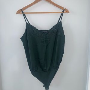 Abercrombie Silk Bodysuit Size Large